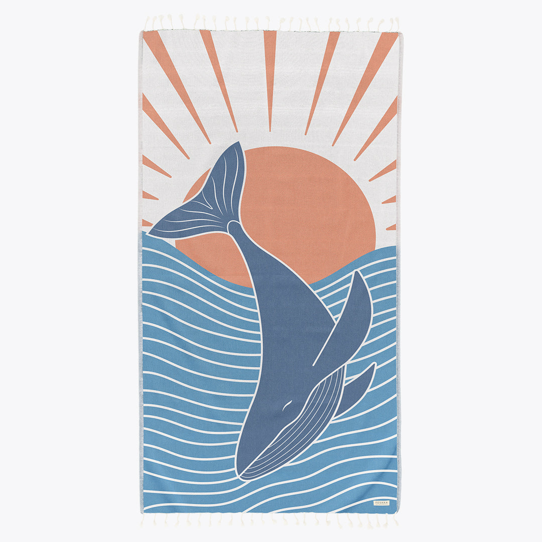 Happy Whale - Feshka Towels