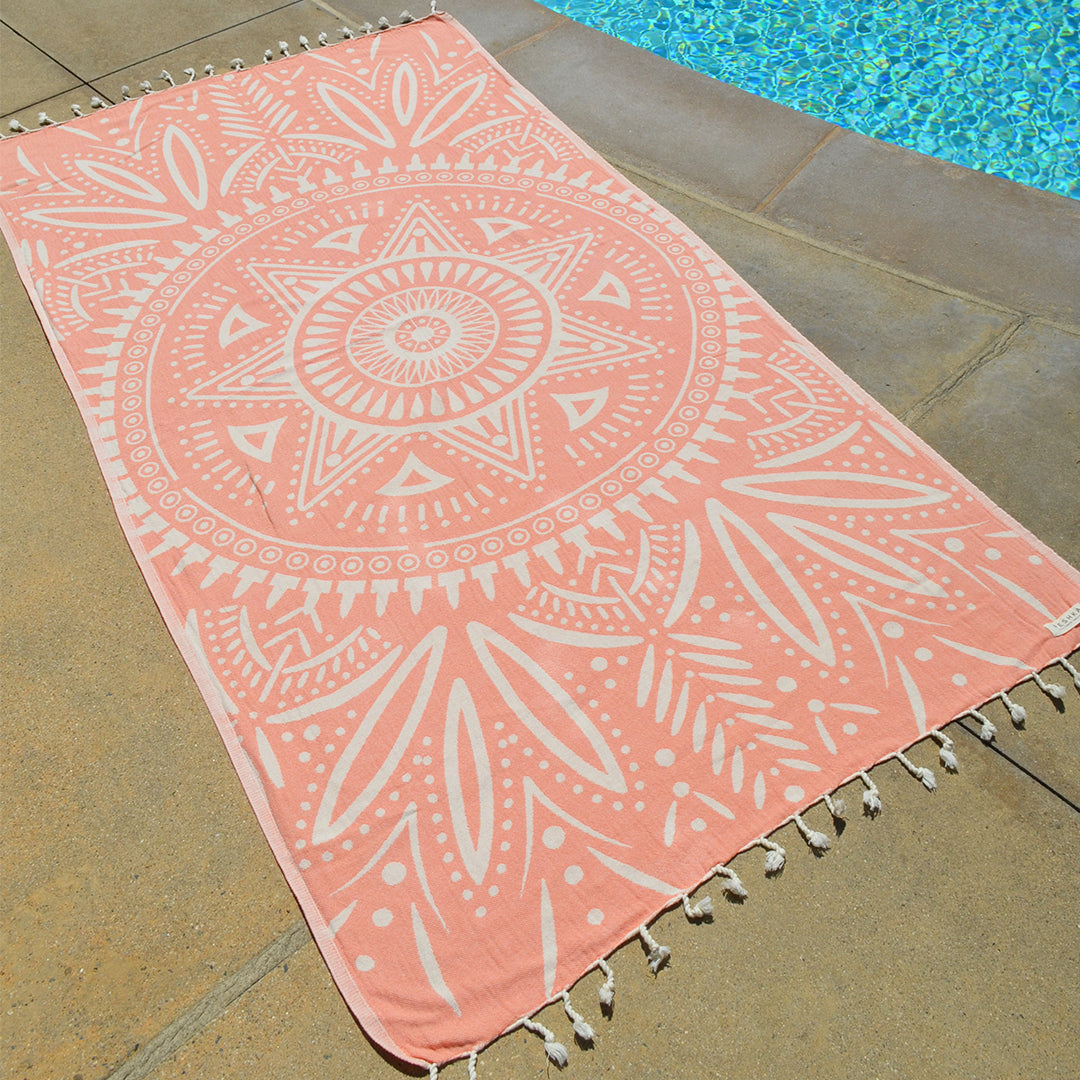 Lovesong - Organic Turkish Cotton Beach Towel | Feshka