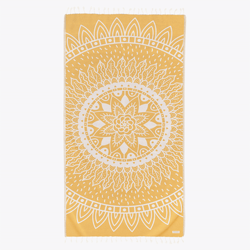 Sunflower - Organic Turkish Cotton Beach Towel | Feshka