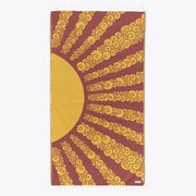 Golden Hour Sunrise - Organic Turkish Cotton Beach Towel | Feshka