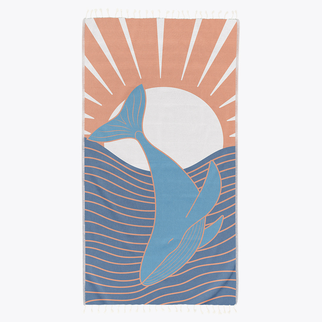 Happy Whale - Feshka Towels