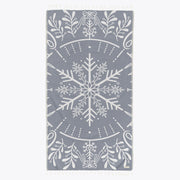 Snowflake - Organic Turkish Cotton Beach Towel | Feshka