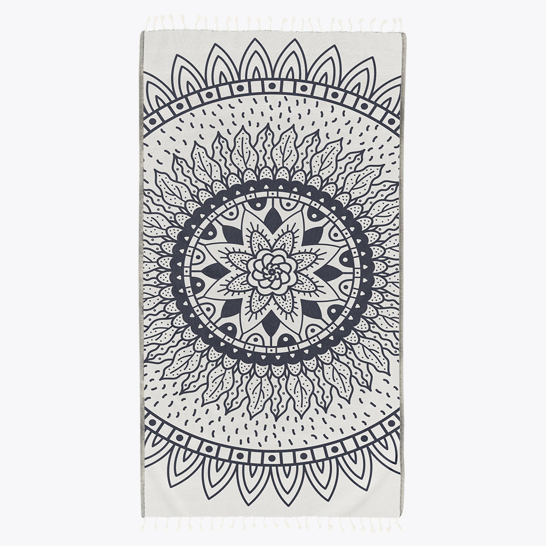 Sunflower - Organic Turkish Cotton Beach Towel | Feshka